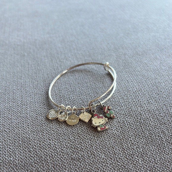 Christmas Alex & Ani Hello Kitty edition charm bracelet with 🐱🎄🤶 - Picture 1 of 8